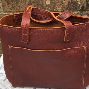 Portland Leather Goods MINI CROSSBODY TOTE